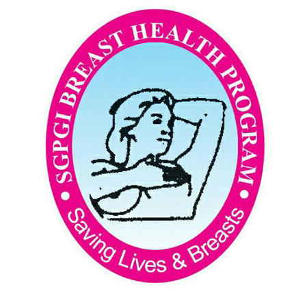 Logo of Official Website of SGPGI Breast Health Program, Uttar Pradesh, India.